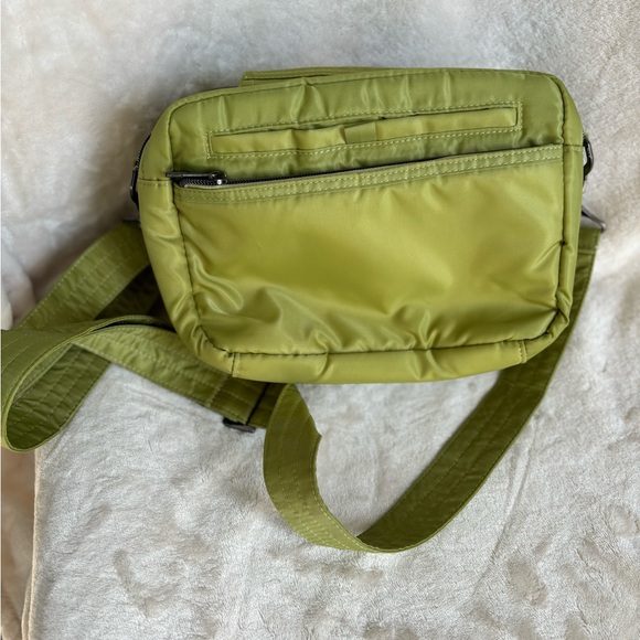 EUC Lug Bebop crossbody bag (purse, Grass Green/Aloha Sand) - Picture 8 of 12